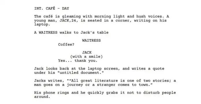 How To Write A Shot In A Screenplay