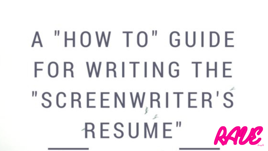 Crafting the Perfect Screenwriter Resume: Tips and Tricks